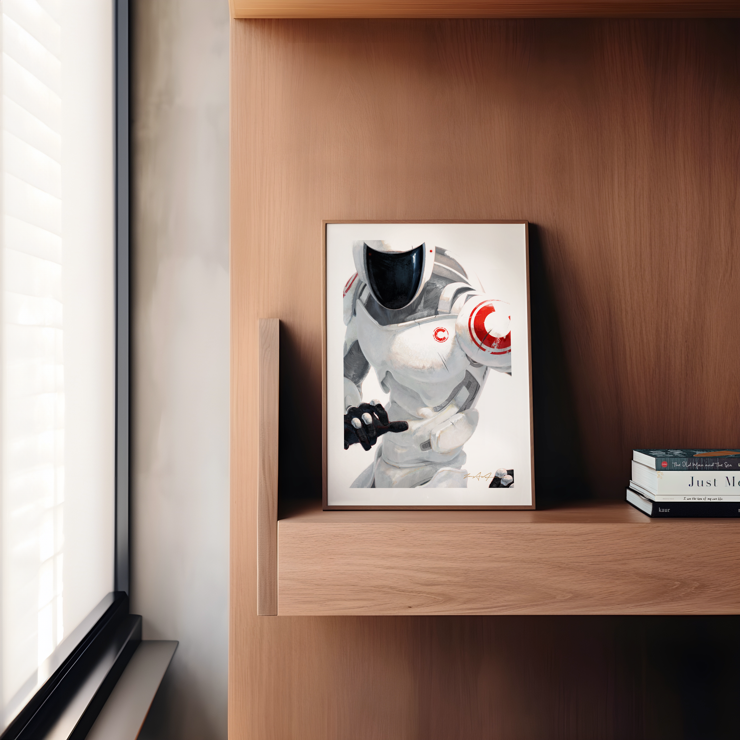 1 framed print mockup_murderbot cover 8x11 vertical_updated.png