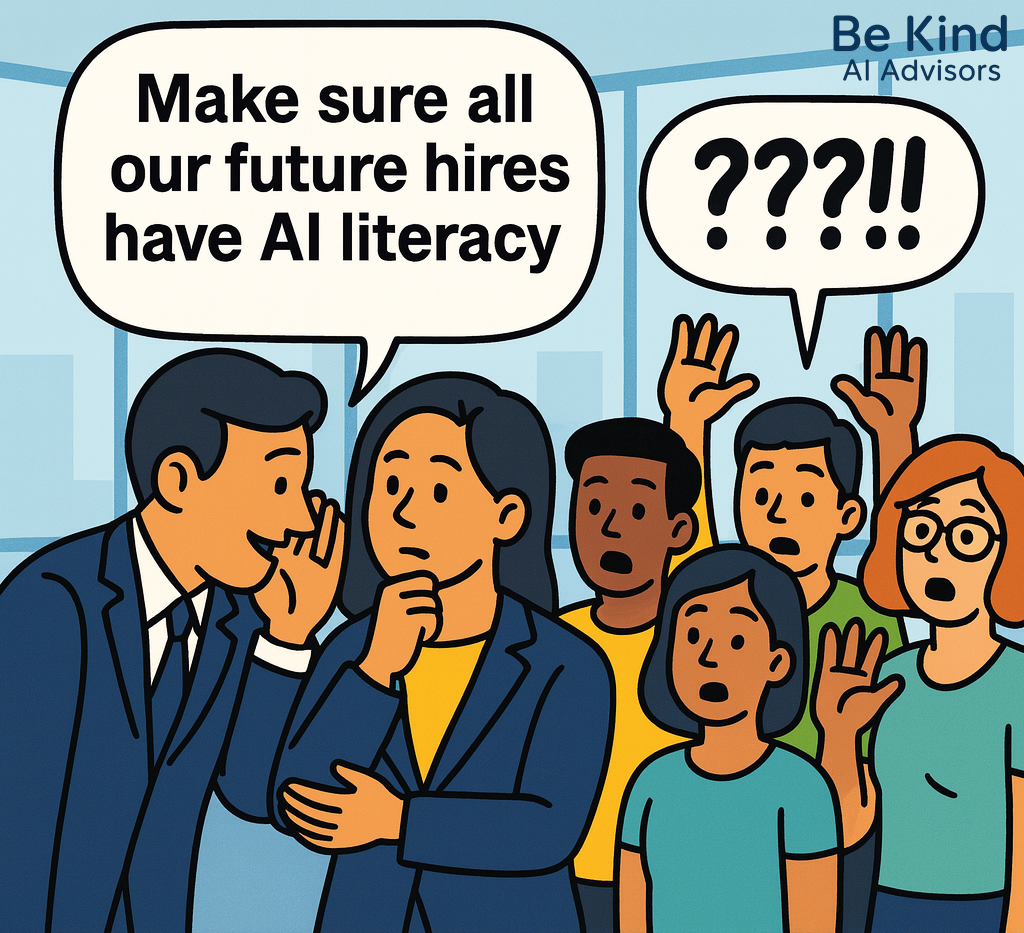 AI literacy can’t just be a new hire requirement. It has to be an inside job for your current team.