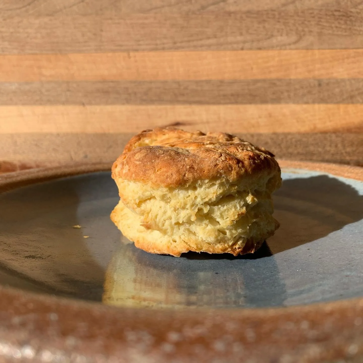 Biscuits are good. Tell somebody you know. Same batch of dough, different ovens.