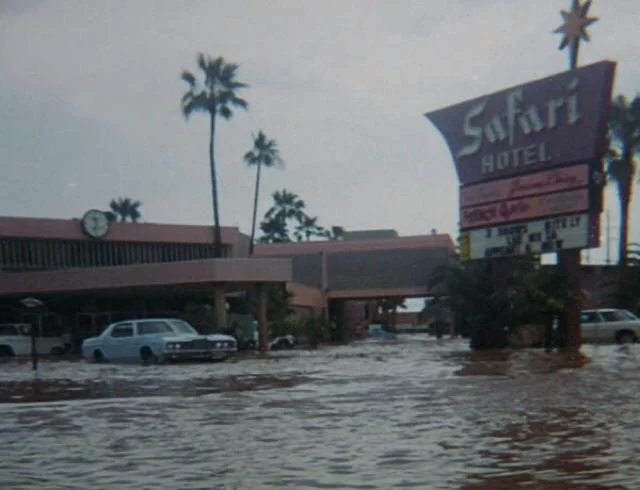 4611 N. Scottsdale Road

The Safari Hotel was a resort hotel in Scottsdale, Arizona, which operated from 1956 to 1998. Designed by noted Phoenix architect Al Beadle, the Safari is noted for being one of the resorts which helped turn Scottsdale into a