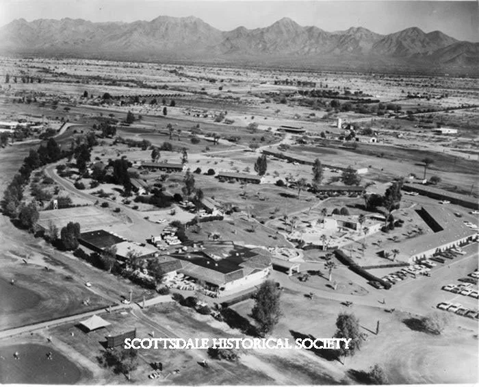 In the early 1950s, an undeveloped area of desert north of Scottsdale was originally built as Sundown Ranch, and included houses and a small guest ranch. The Sundown Golf Course opened in December 1953. The development was later renamed Scottsdale Co