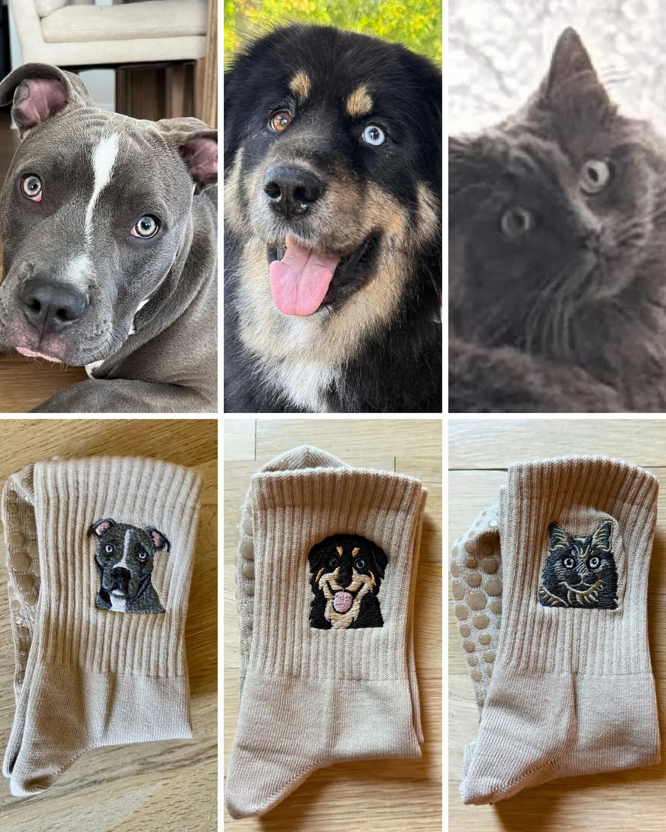 Custom socks with these cute faces 😍