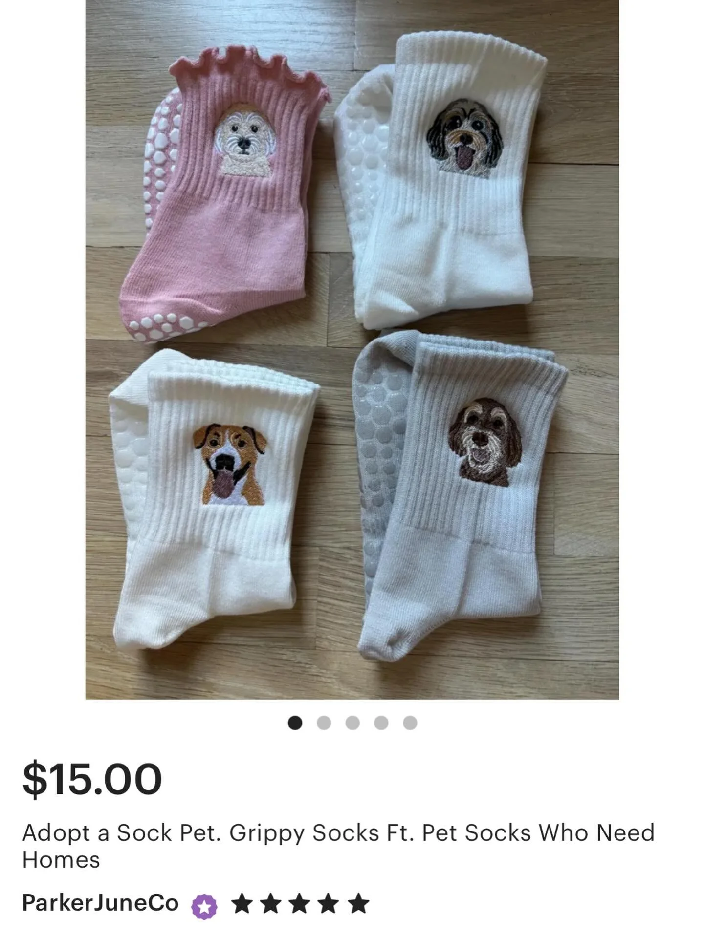 New listing alert! Adopt a pet sock! These are &ldquo;oops&rdquo; socks from previous orders that I&rsquo;m selling to help raise money for @friendsofmaccnashville and @nashanimalcare Read the description below:

✨These embroidered socks are a quirky