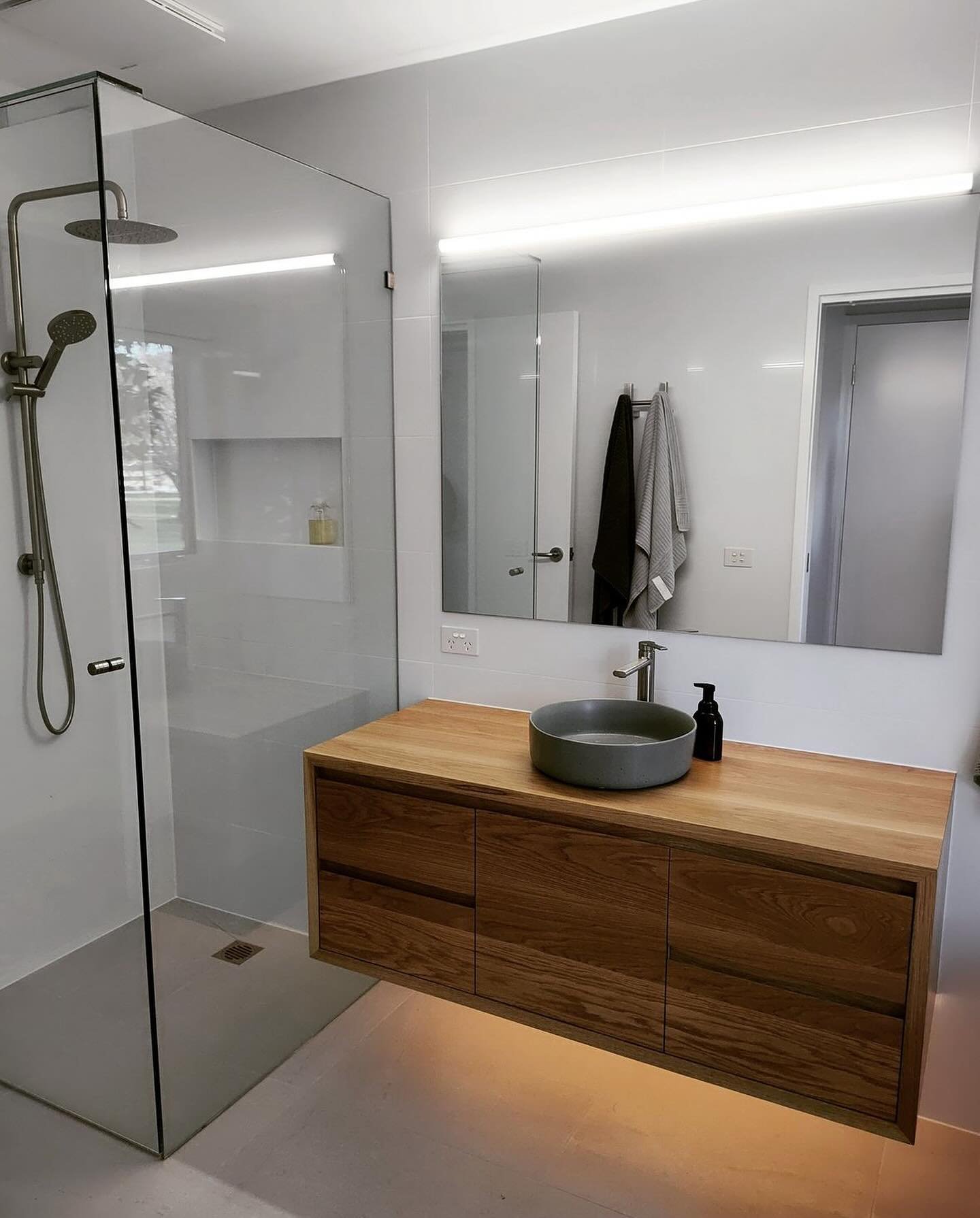 Recent bathroom renovation with @amplebuilders