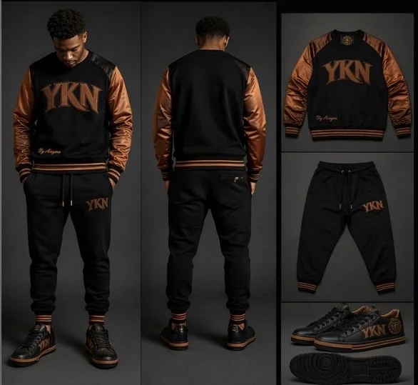 YKN BURNT COPPER  SIGNATURE SWEAT PANTS