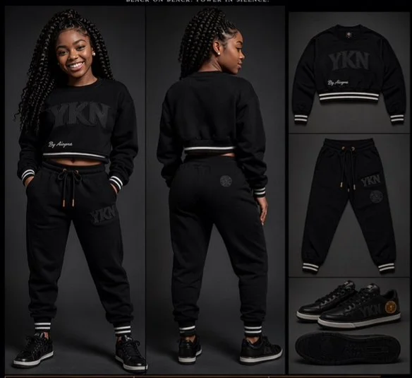 Chieftess Onyx Black Signature Sweat Shirt