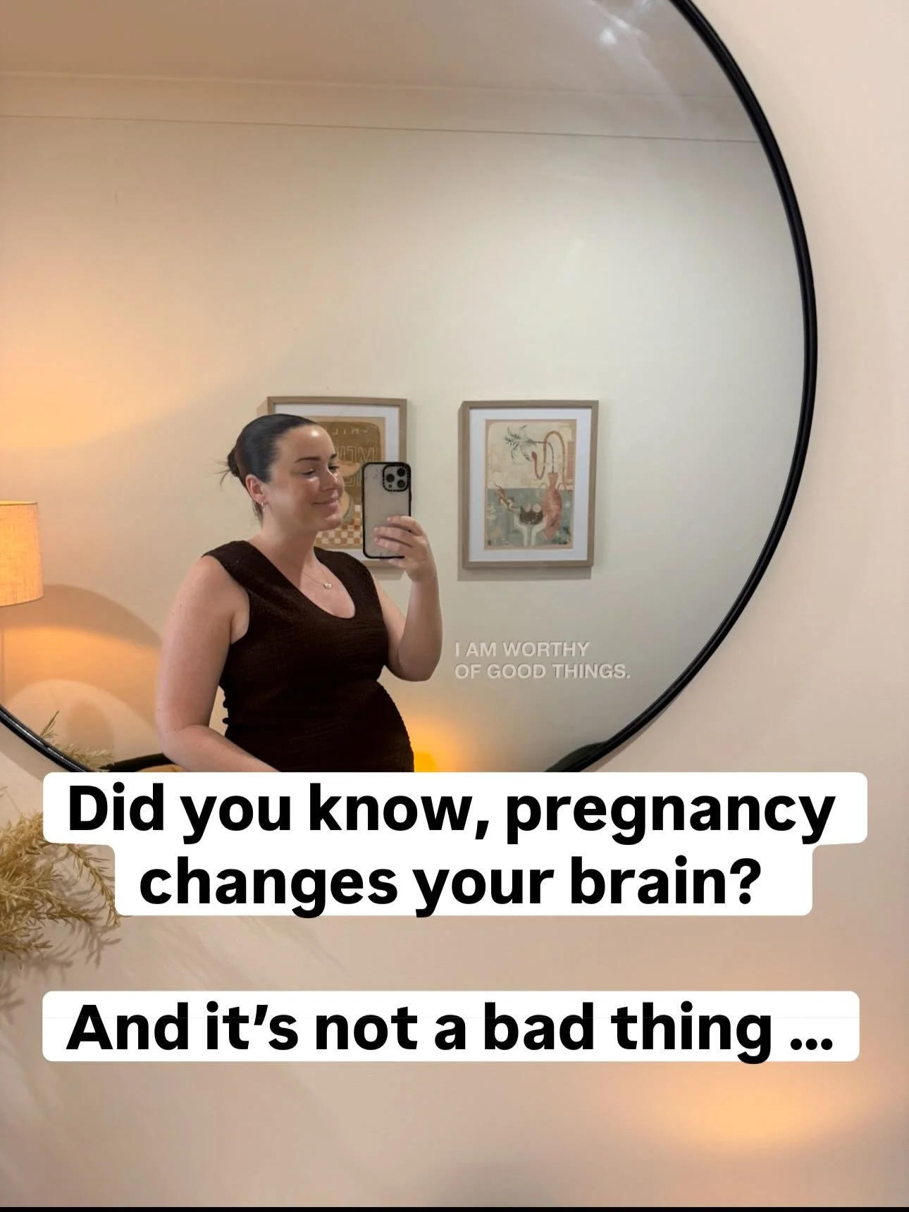 Pregnancy isn&rsquo;t just a physical transition.
It&rsquo;s a neurological and psychological one too.

Your brain is not failing you.
It&rsquo;s becoming a new version of you 🤰🤍✨