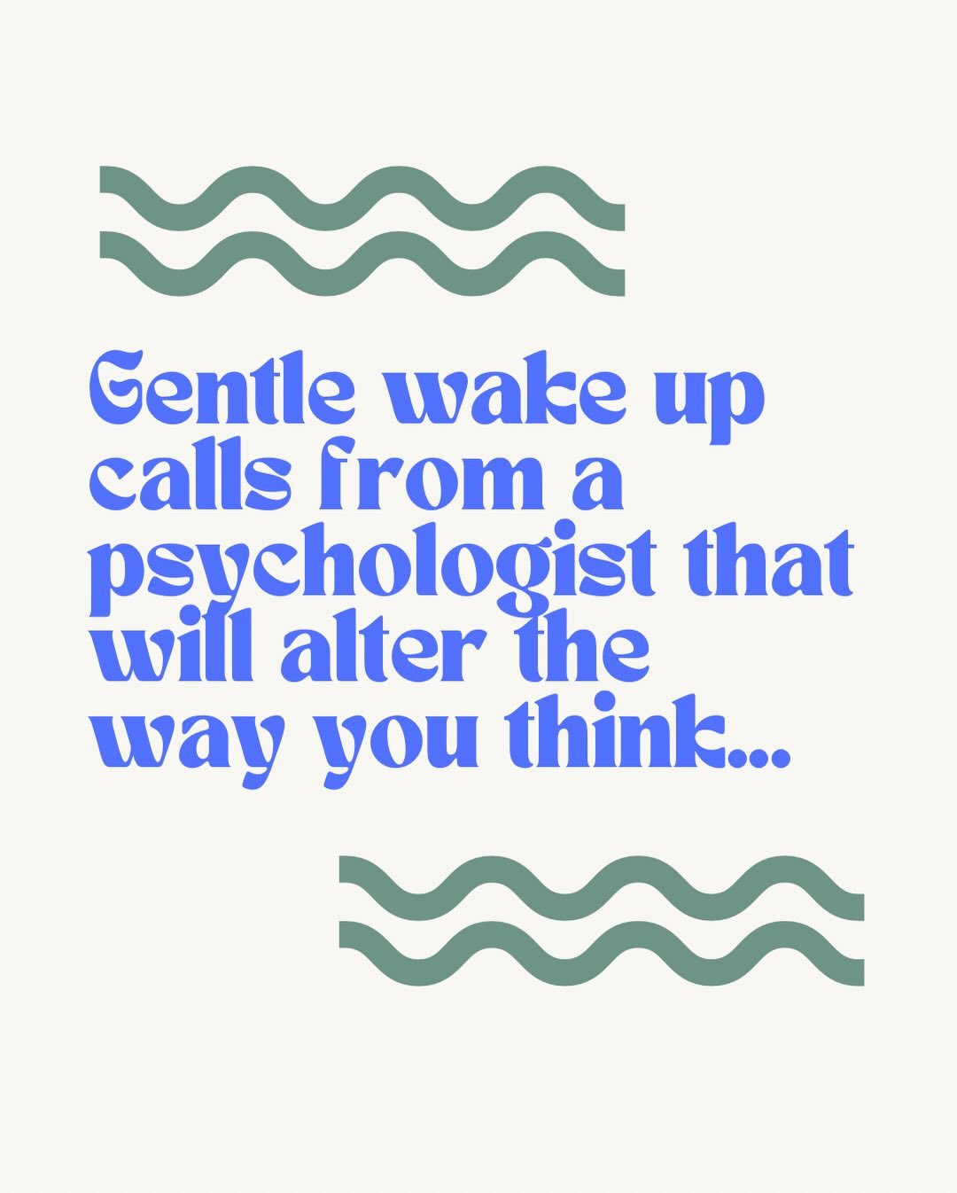 Gentle wake up calls from @maddisonbracey.psychology to get you thinking 😅

She says:
&ldquo;In therapy, timing matters. So does safety. But clarity matters too.

These are the quiet truths that shift people. The small mindset pivots that change how
