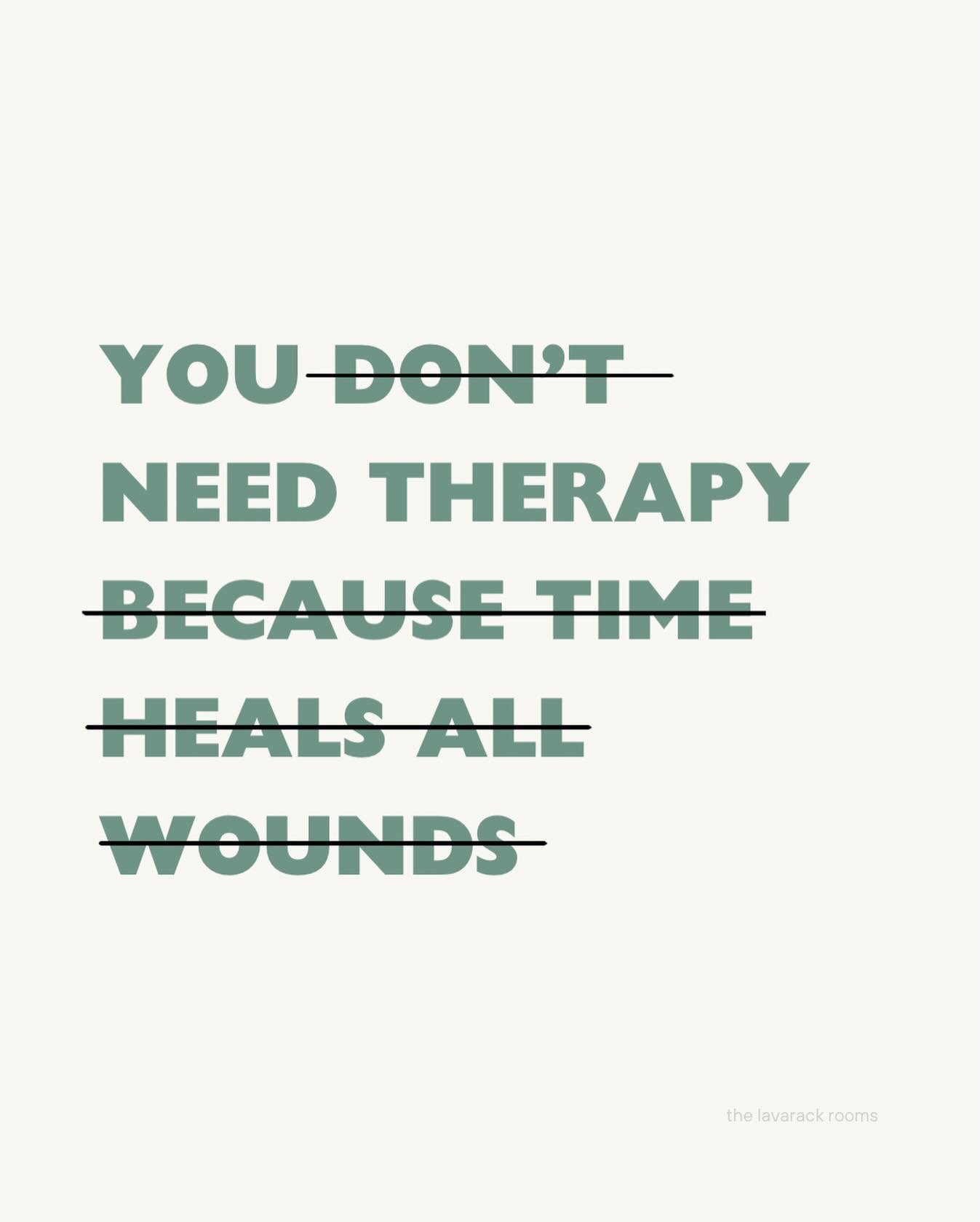 A lot of people grow up hearing the idea that &ldquo;time heals all wounds.&rdquo; And while time can create distance from painful experiences, it doesn&rsquo;t always mean the wound itself has healed.

Often what happens instead is that we learn to 