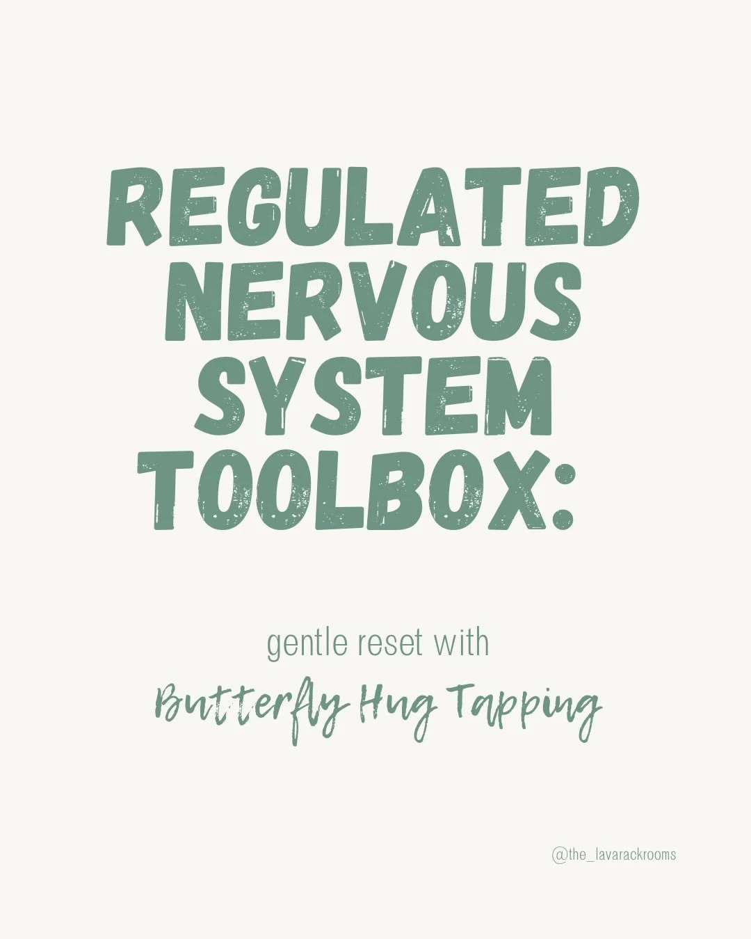 Butterfly Hug Tapping 🦋

I use this one a lot, especially when I&rsquo;m lying in bed and my brain has decided it&rsquo;s the perfect time to analyse my entire life.

The alternating tapping is a form of bilateral stimulation, which is something we 