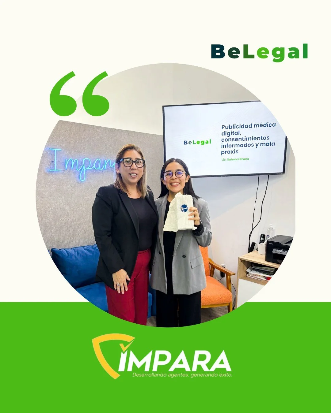 Sumando esfuerzos con los mejores. 🤝 

El pasado 23 de marzo, tuvimos el gusto de impartir una charla sobre un tema que hoy es m&aacute;s relevante que nunca: la publicidad m&eacute;dica digital 😷 y las cartas de consentimientos informados como cau