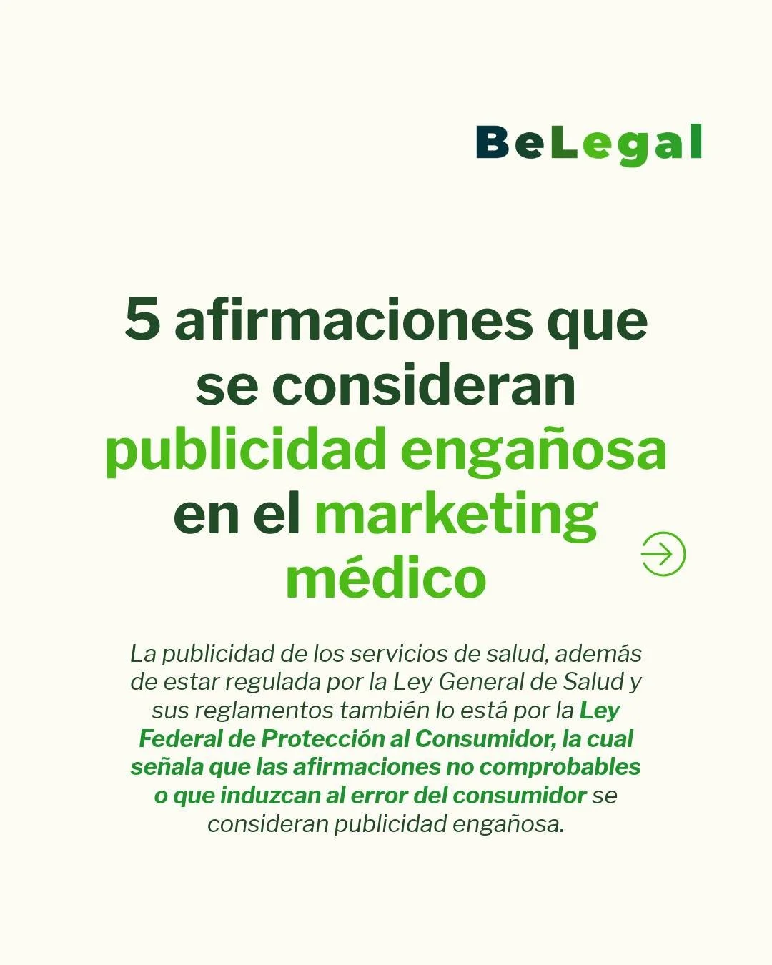 &iquest;Tu publicidad m&eacute;dica es un im&aacute;n de pacientes o un im&aacute;n de multas? 🛑🩺

En este carrusel te contamos las frases rojas que debes eliminar de tu contenido hoy mismo para blindar tu prestigio y tu publicidad m&eacute;dica 😷