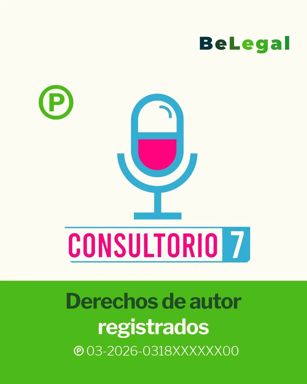 &iquest;Tu podcast es solo un hobby o es un activo de tu marca? 🎙️✨

 &iexcl;Derechos de autor registrados para @consultorio7podcast! ✅

Muchos creadores de contenido ignoran que, sin un registro oficial, su nombre, formato y contenido quedan vulner