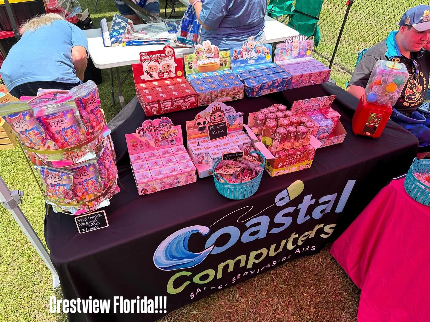Happy 4th July!  Come and visit us in Crestview Florida at the 4th July festival!  We are here u til 9pm with all our usual Nerdy treasures plus a few new ones as well!