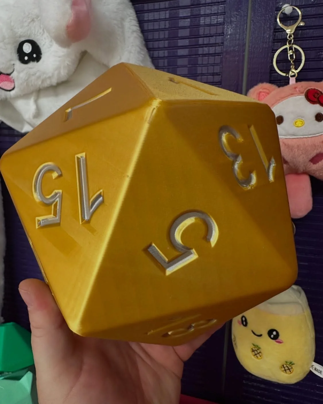 Really massively huge D20 in need of a really massively cool new owner.  #nerdnook  www.nerdsforever.net