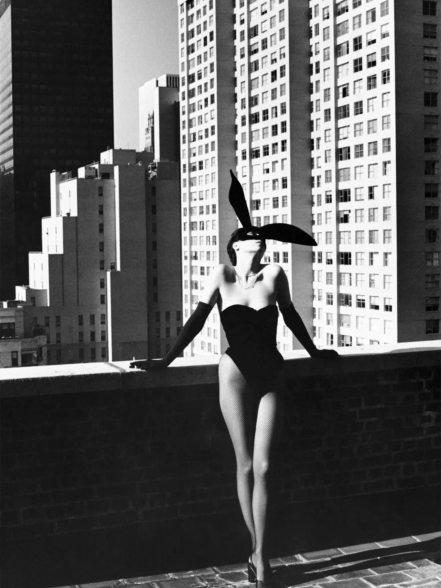 Elsa Peretti through the lens of Helmut Newton. Framed against the Manhattan skyline, this iconic photograph balances elegance and rebellion with the unmistakable theatricality that became synonymous with Newton&rsquo;s work.

#elsaperetti #helmutnew