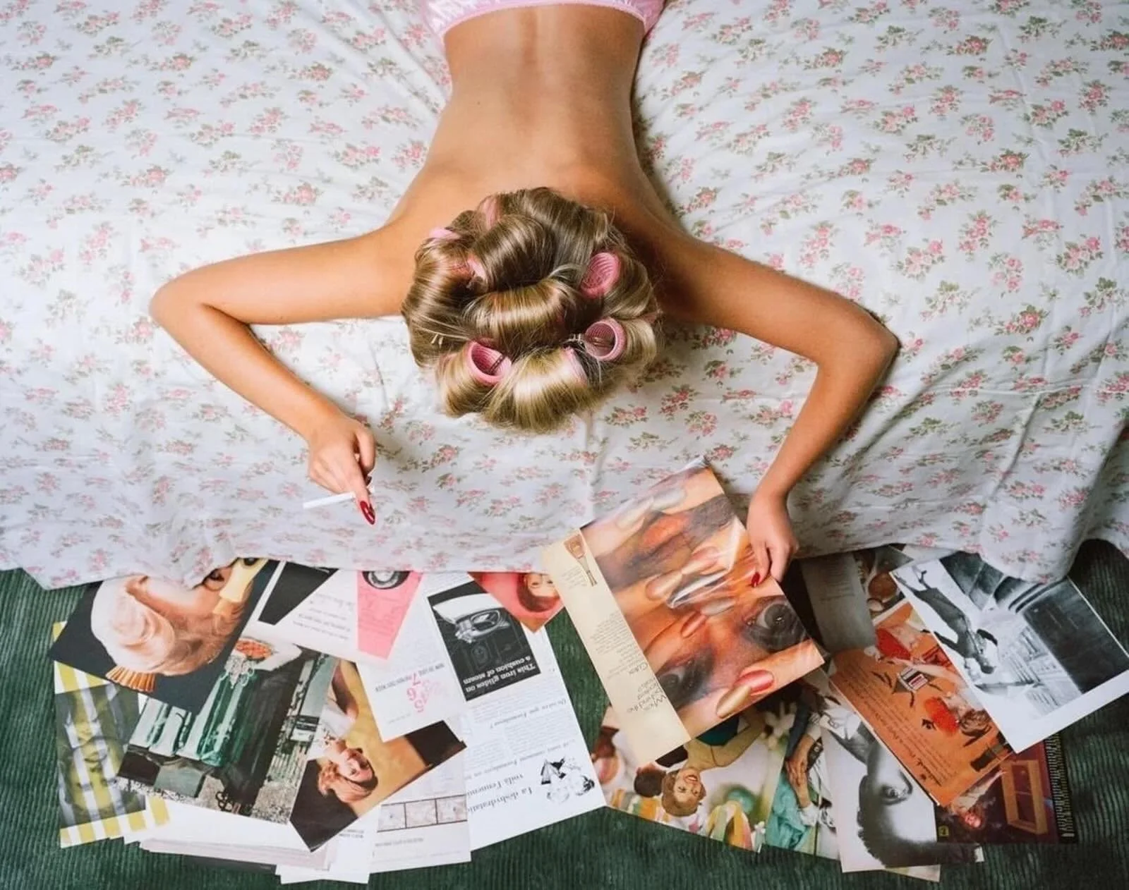 Curlers by Tyler Shields

Pink rollers, scattered pages, and a little bit of chaos. A familiar kind of glamour caught somewhere between routine and performance. 

For inquiries: info@1905contemporary.com. 

#tylershields #1905contemporary