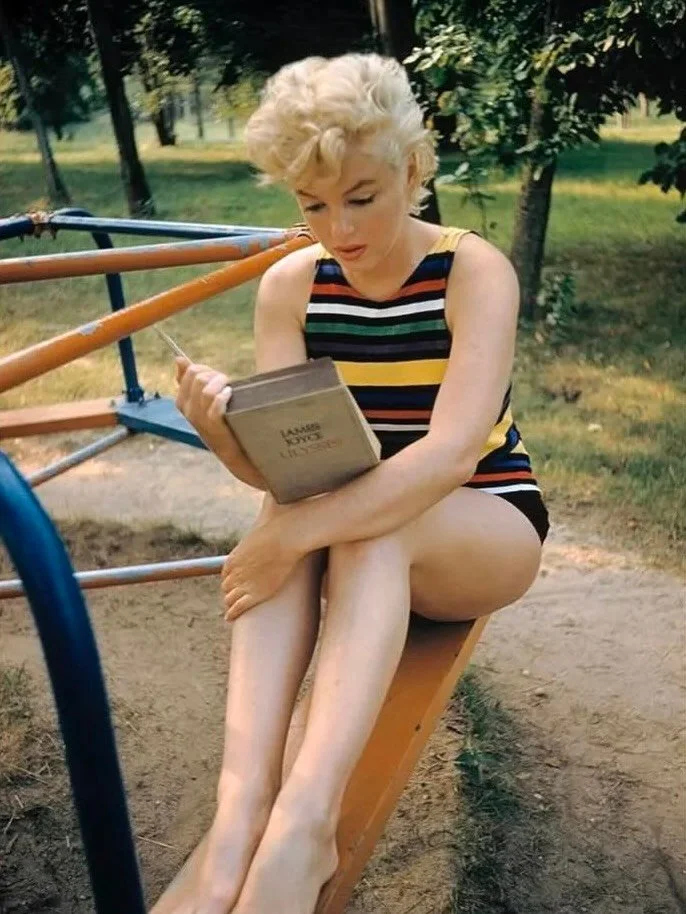 Marilyn Monroe Reading Ulysses by James Joyce, Photographed by Eve Arnold

One of Eve Arnold&rsquo;s most celebrated portraits, this photograph offers a quieter, more intimate view of Marilyn Monroe. Taken in 1955, it captures the actress absorbed in
