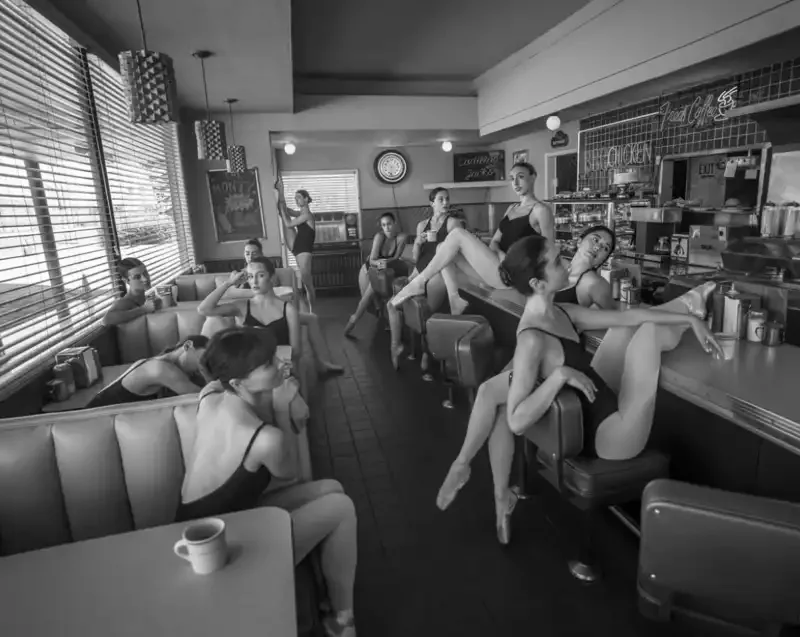 Ballerinas in the Diner