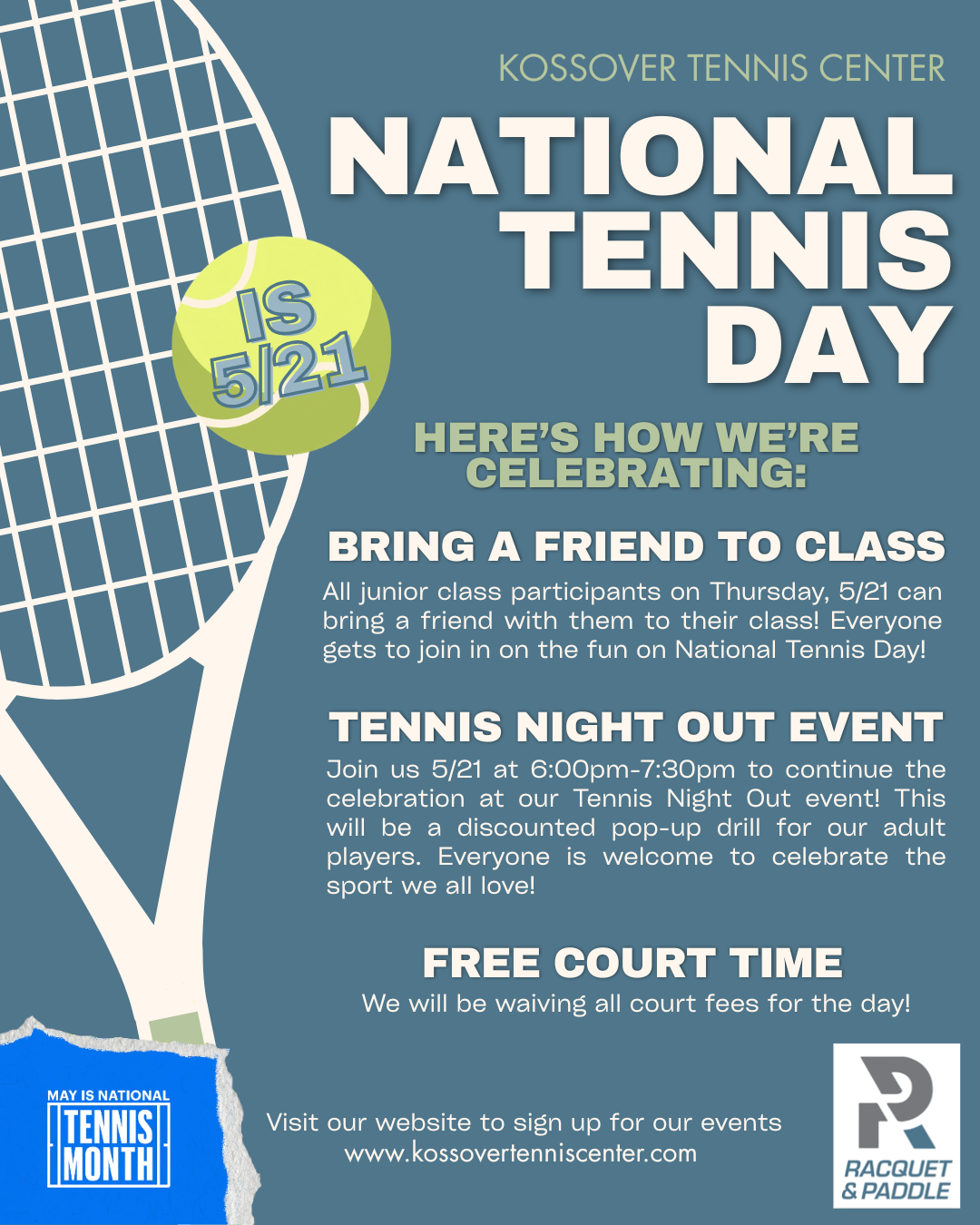 National Tennis Day 2026
