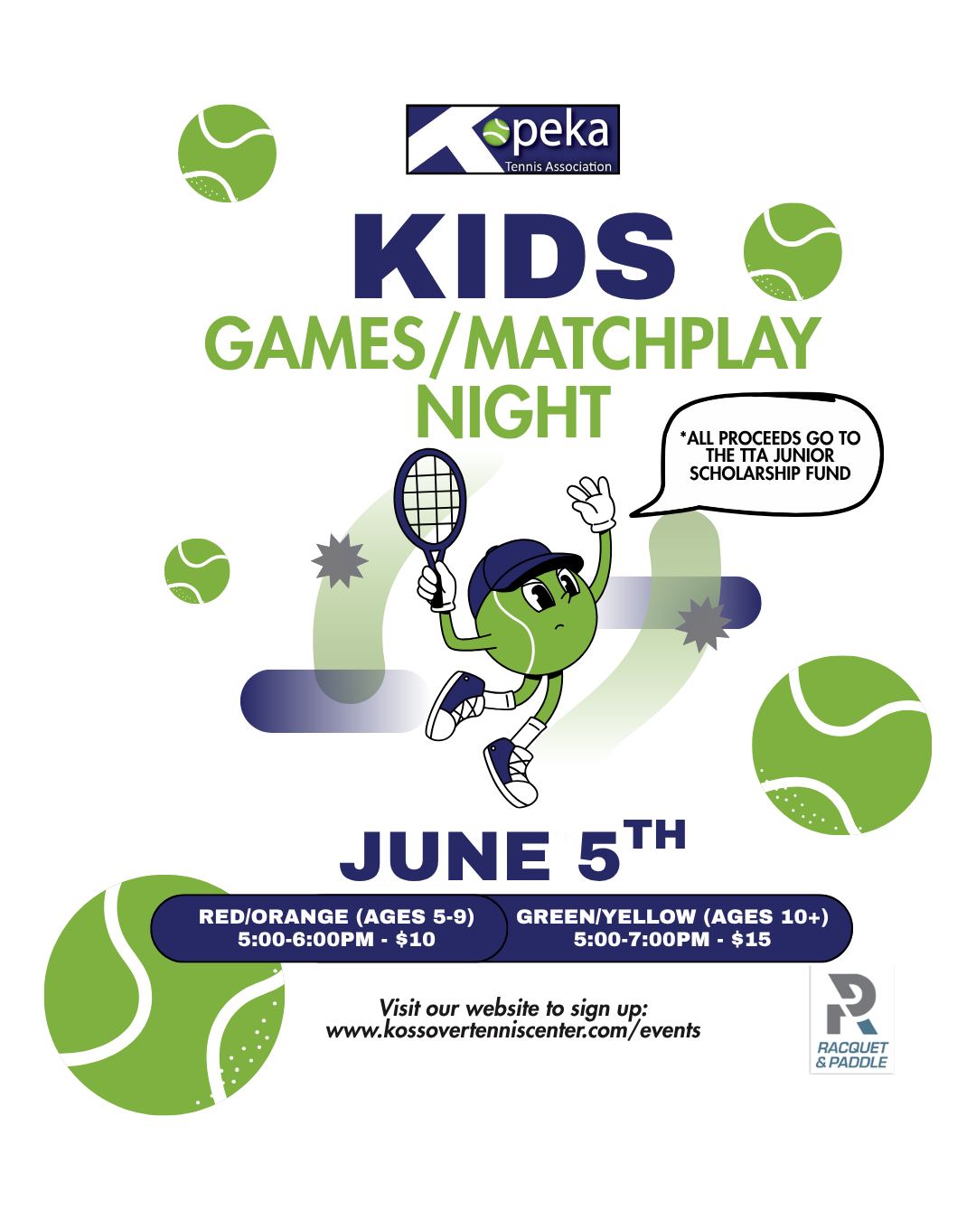 Kids Games/Matchplay Night - 86th Annual Jayhawk Open Community Event