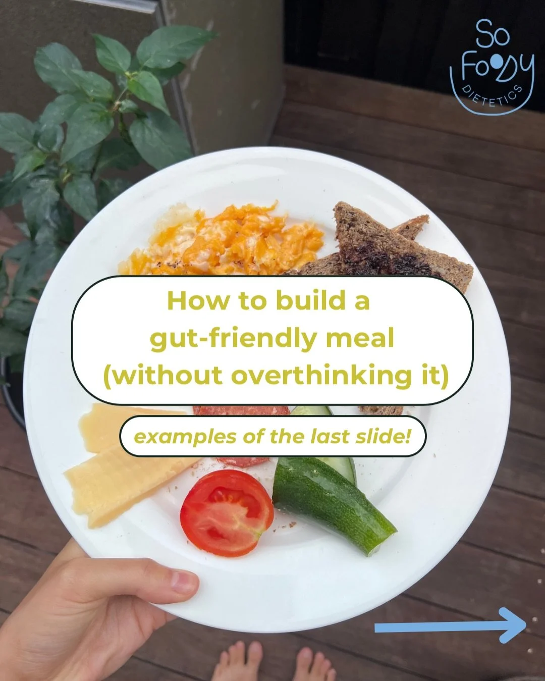 If you&rsquo;re overthinking what to eat for gut health, simplify it.
You don&rsquo;t need a perfect diet
You don&rsquo;t need to cut everything out
You need balance.

A gut-supportive meal includes:
&bull; protein &rarr; supports gut lining + digest