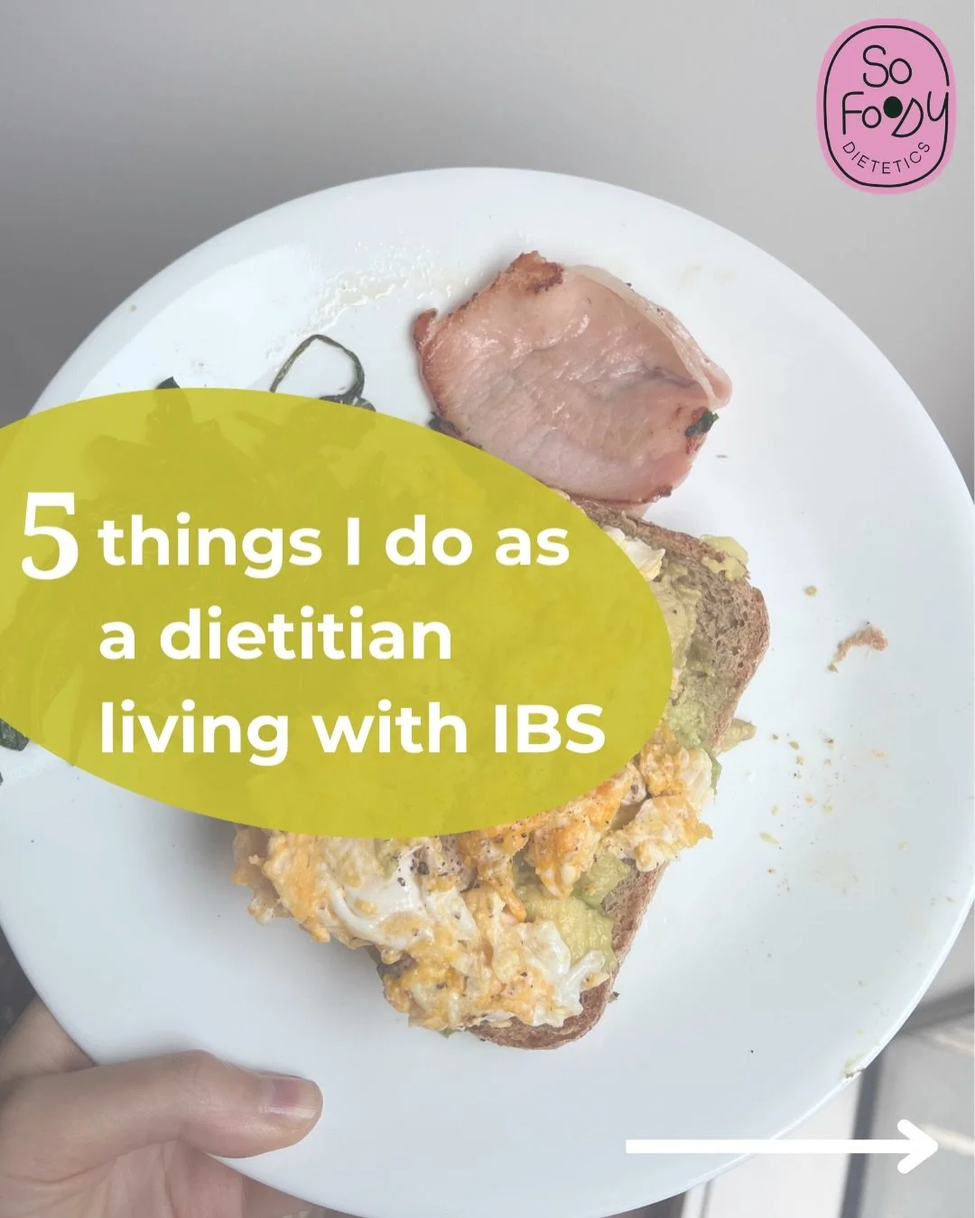 Which of these 5 IBS habits would you least expect from a dietitian? 👀

🥣 I eat breakfast even when I am bloated
Skipping meals usually makes my symptoms worse later in the day because I get hangry and end up eating large meals or whatever I can ge
