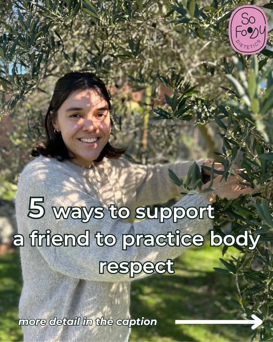 💛 Supporting a friend with body image struggles doesn&rsquo;t mean having all the right answers. Often, it&rsquo;s the small things we do and say that can make the biggest difference.
✨ Enjoy food together without commenting on their choices
Try to 