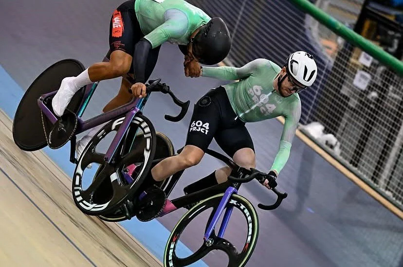 Last weekend our very own @brendancowley traded in his road bike for a track bike and represented @604prjct at the @velosportsctr Summer Slam💥. Even though the road season is far from over, we&rsquo;re already looking forward to a winter of racing o