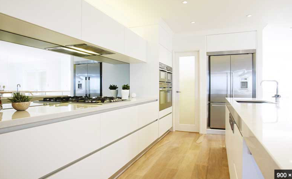 Premium glass splashbacks supplied and installed by Original Glazing throughout Melbourne