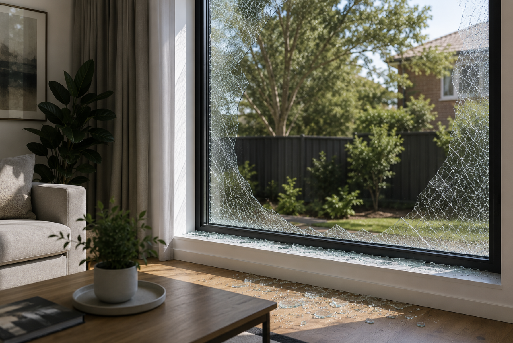 melbourne window repair glass broken residential