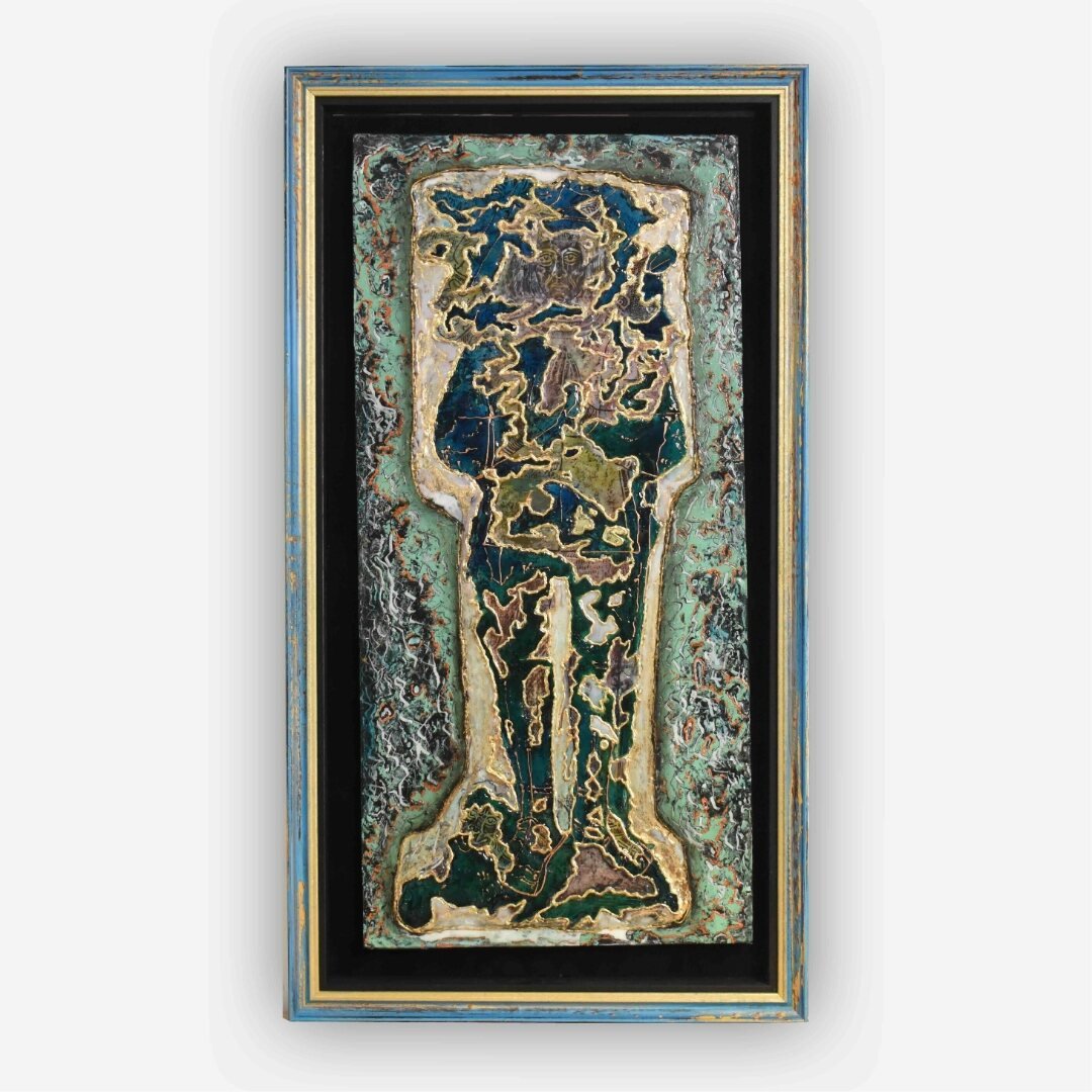 Natasha Pearl | Sea Pilgrim | Resin & Gold Leaf