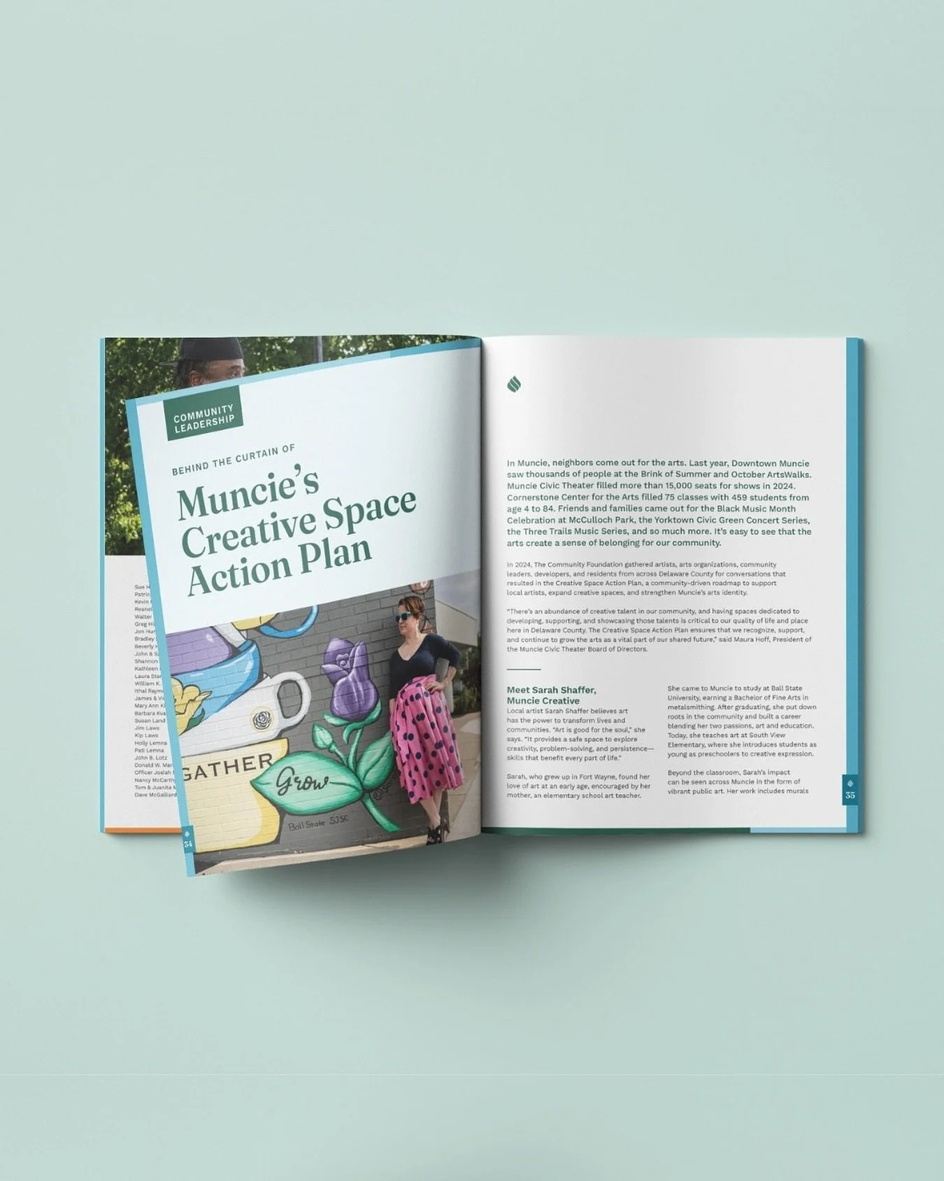 We are thrilled to work with @cfmdin on their Annual Report and accompanying Mini Report. The reports encompass an annual theme showcasing the impact of the Foundation each year. While these pieces honor the brand standards, they often feature unique