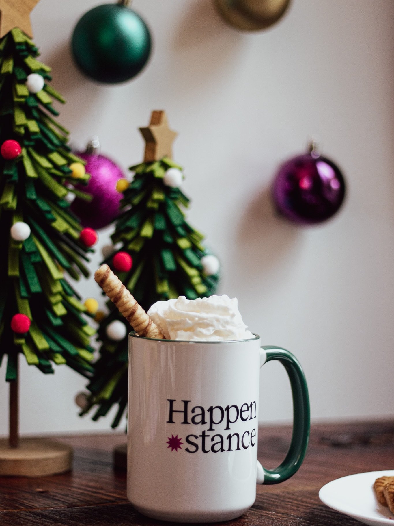 Ho Ho Holiday Merch from Happenstance has Arrived 🎅

Shop our very small selection of products, including this absolutely perfect sized mug to show your support for Happenstance this holiday season! The only question is, what will you drink first?

