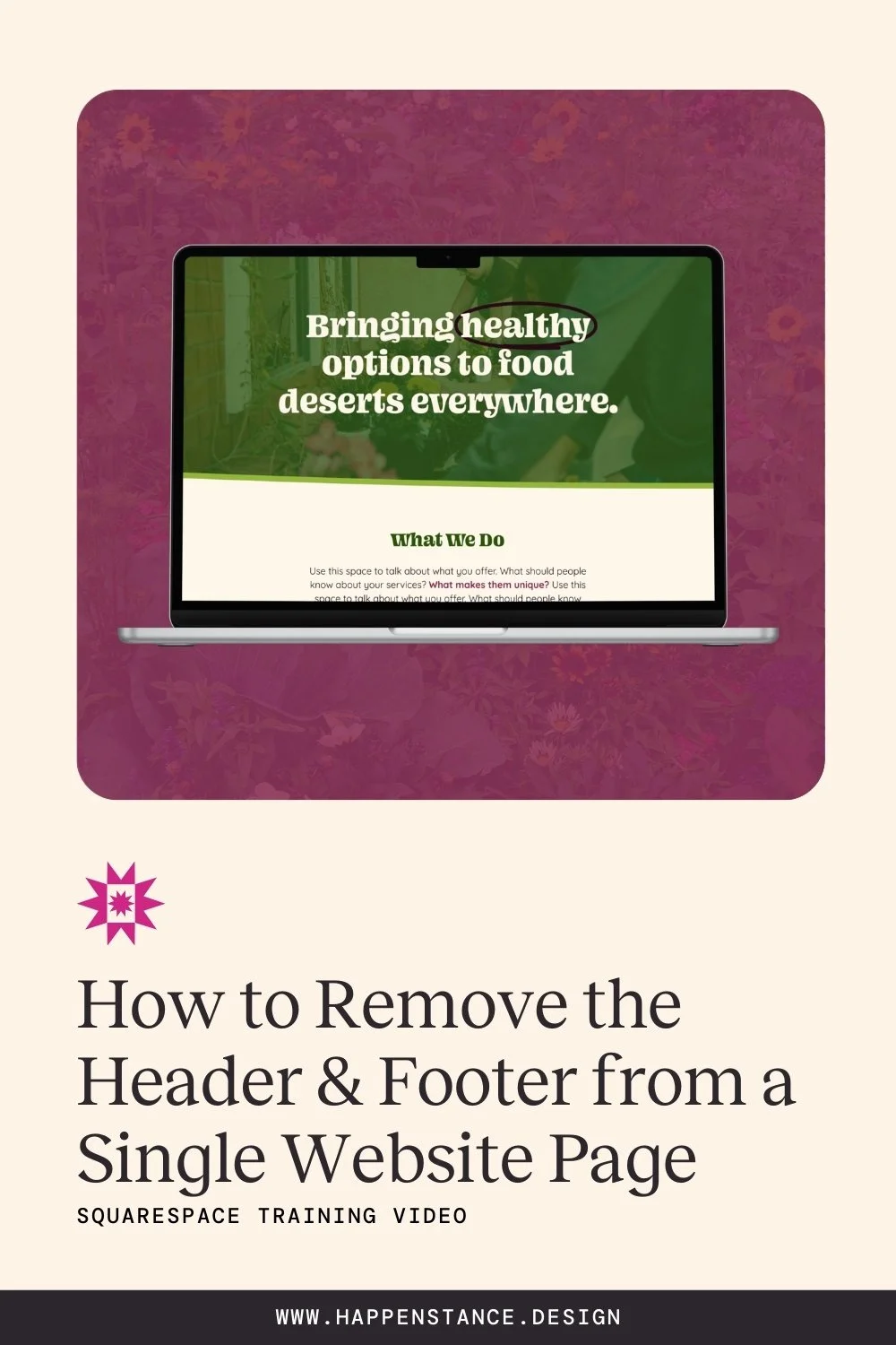 Removing the Header &amp; Footer from a Single Page on Your Squarespace Website