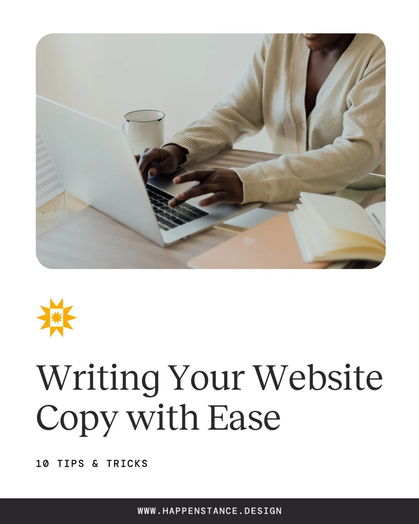 New on the blog ⤴️

Writing website content can be intimidating, tricky, and anxiety-inducing, but it doesn&rsquo;t have to be! Check out our 10 tips and tricks for writing your website copy with ease!

happenstance.design/blog-tutorials
