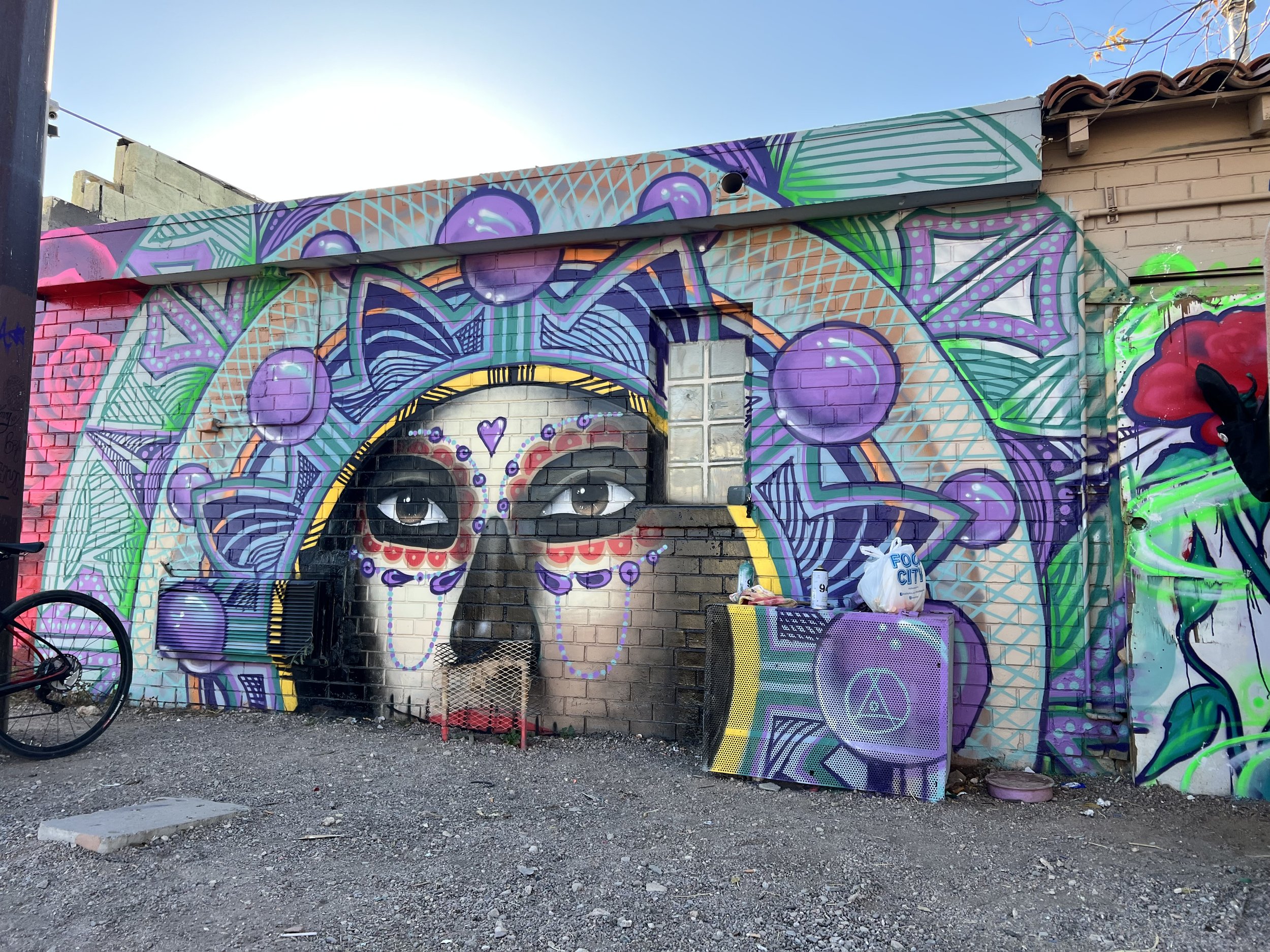 Dead Zone, 25ft x 9ft, Two artist, Two days, Spray paint, 2025