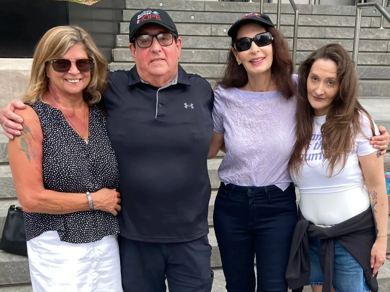 BUILDING BRIDGES WITH HOPE with the beautiful family of our beloved veteran Walt Hartnett