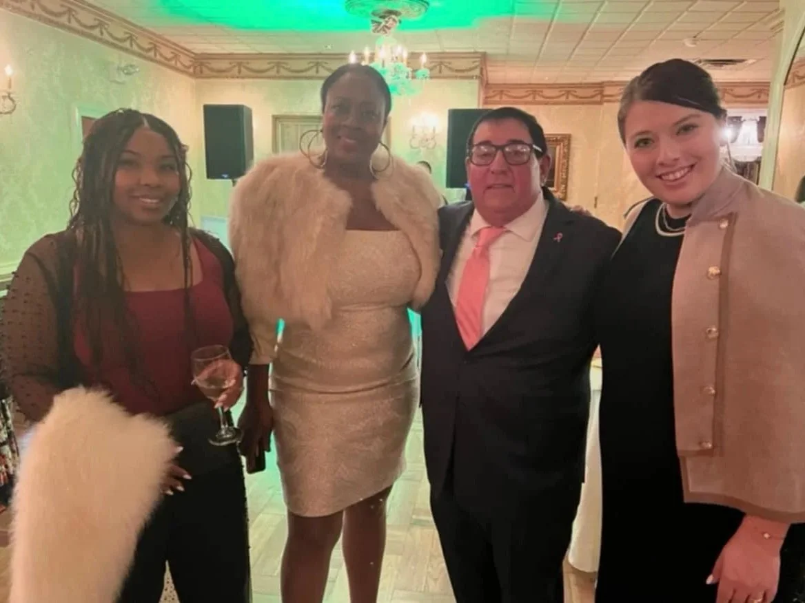 Tiffany, Roslyn, Bob, and Emily. Friends of Building Bridges With Hope