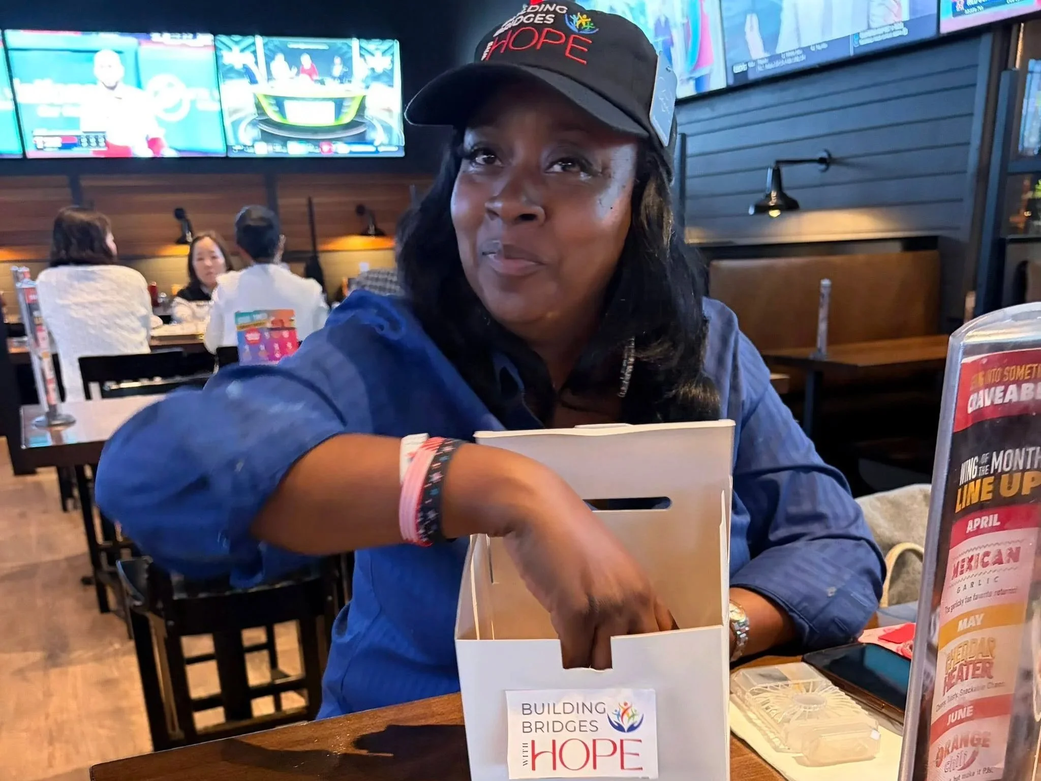 Roslyn pulling the winning ticket!