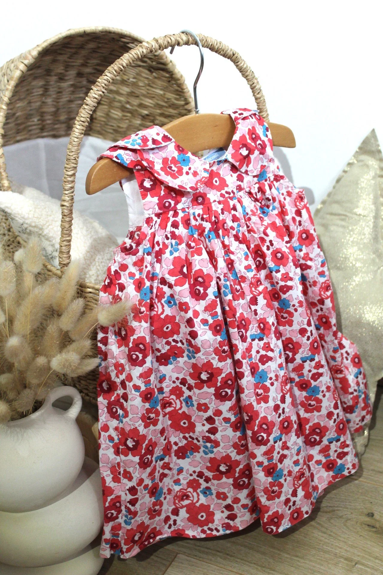 Robe Jacadi Pour Bébé - Taille 18 Mois - Coupe évasée Verte - Neuf Sans étiquettes - Style Midi