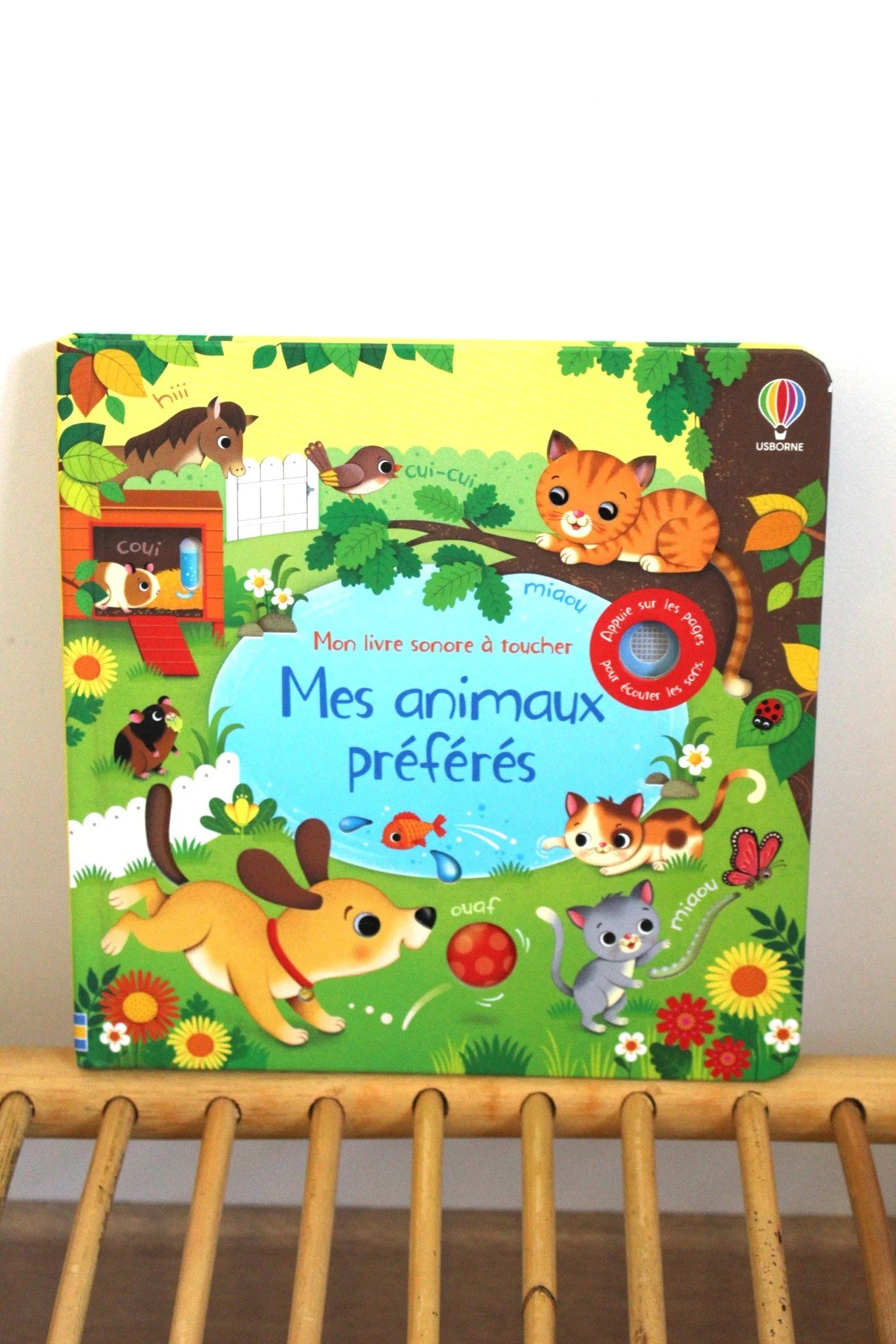 Livre à toucher "Mes animaux préférés" - Usborne