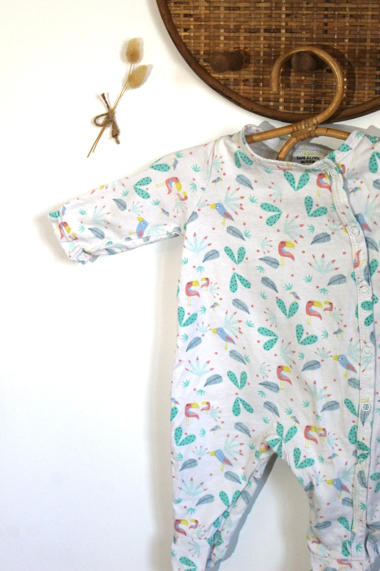 Pyjama Tape à l'Oeil - 1 mois