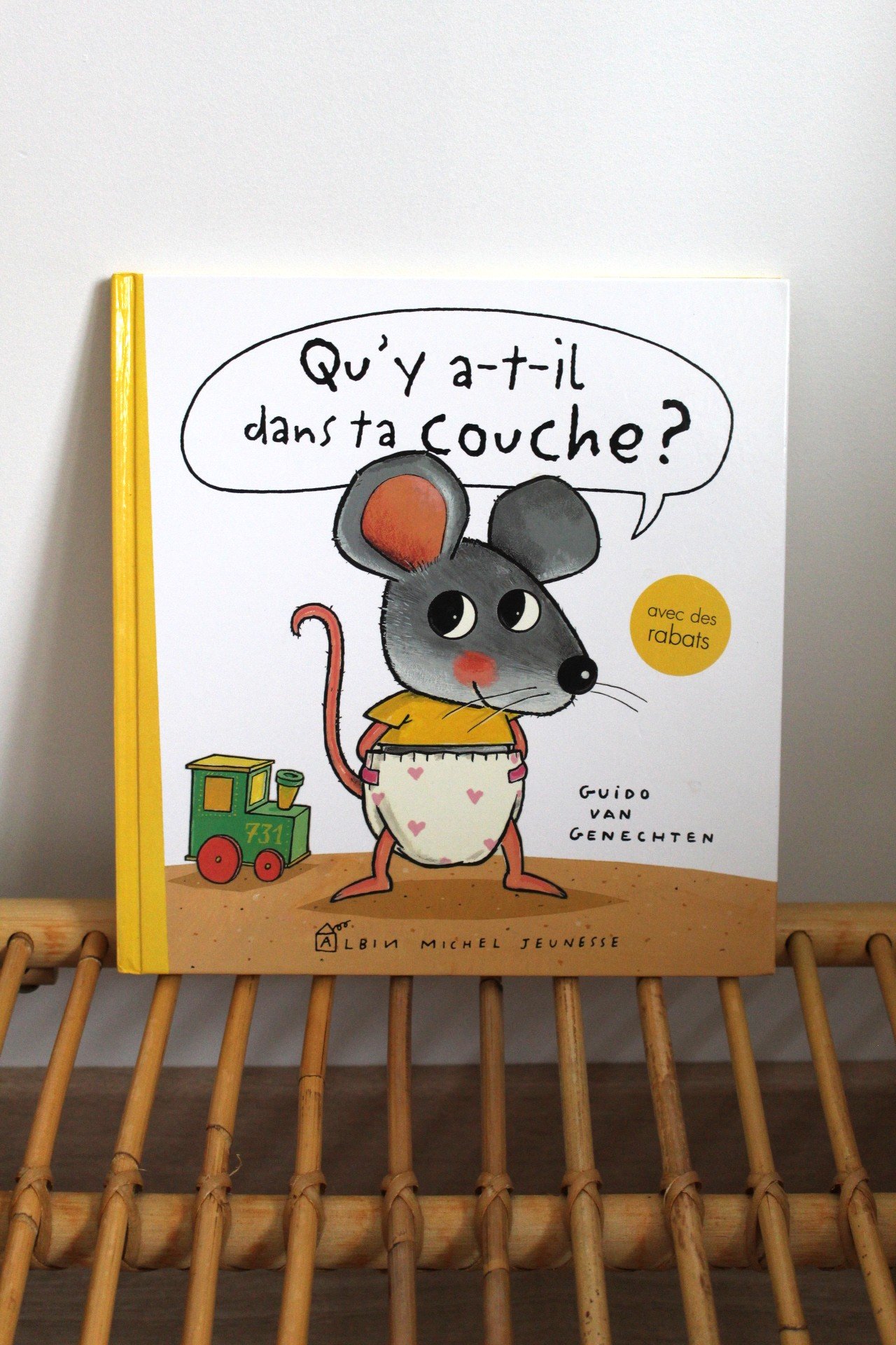 Livre "Qu'y a-t-il dans ta couche ?" - Albin Michel Jeunesse
