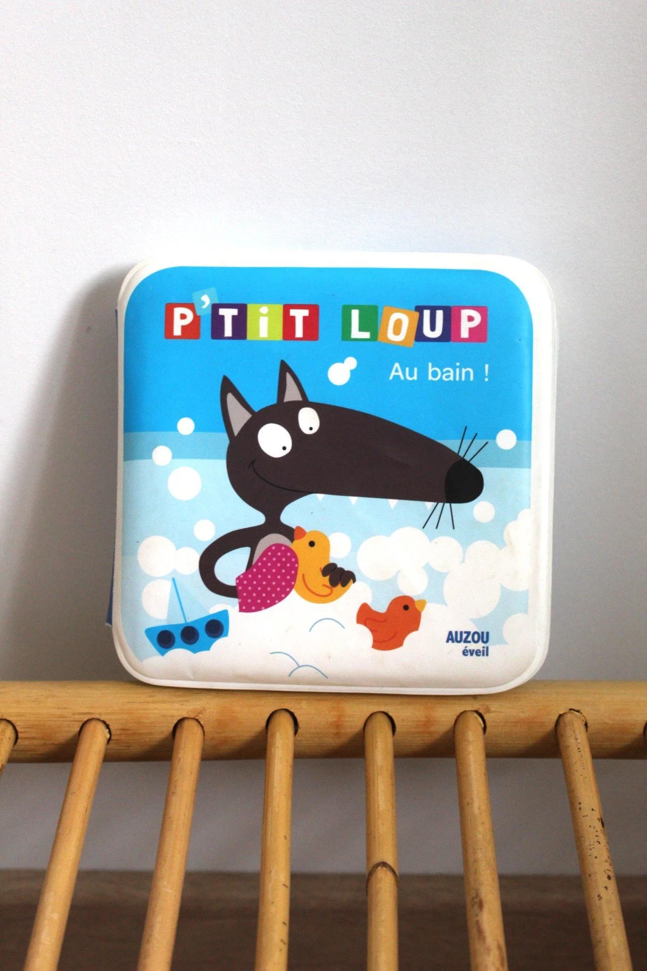 Livre de bain "Ptit Loup au bain" - Auzou Eveil