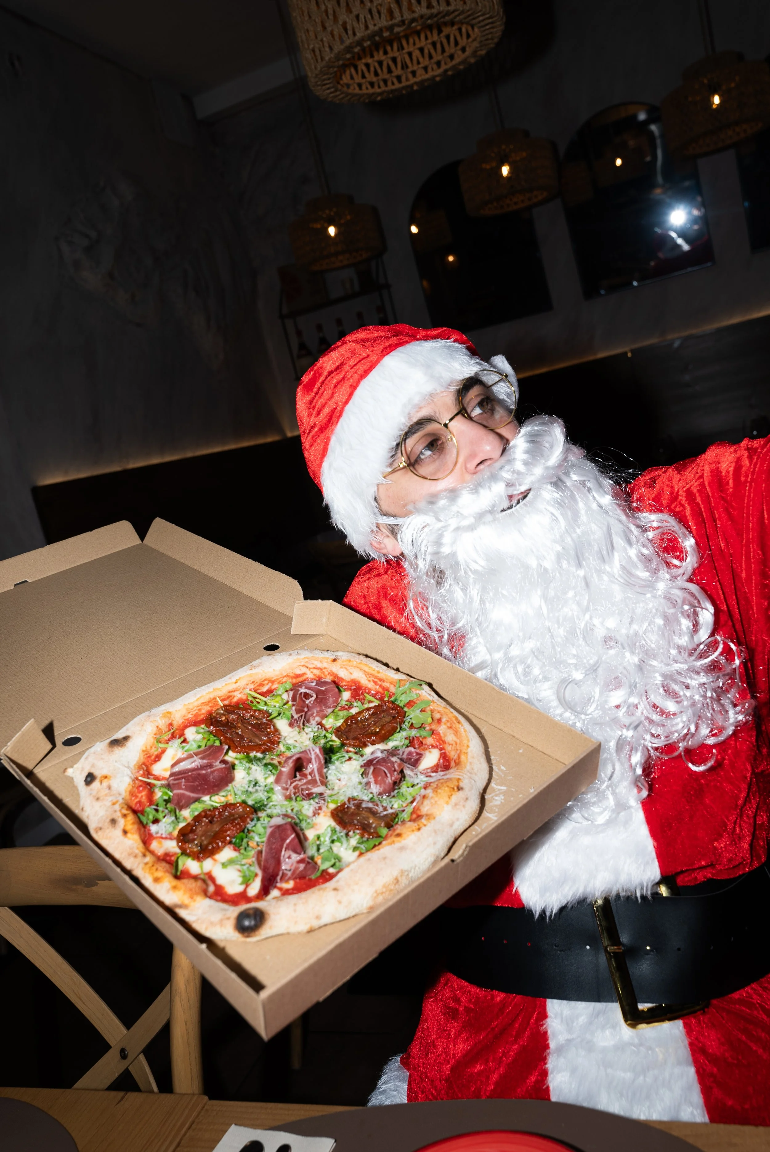 La Navideña: una pizza para celebrar la Navidad en Roccia