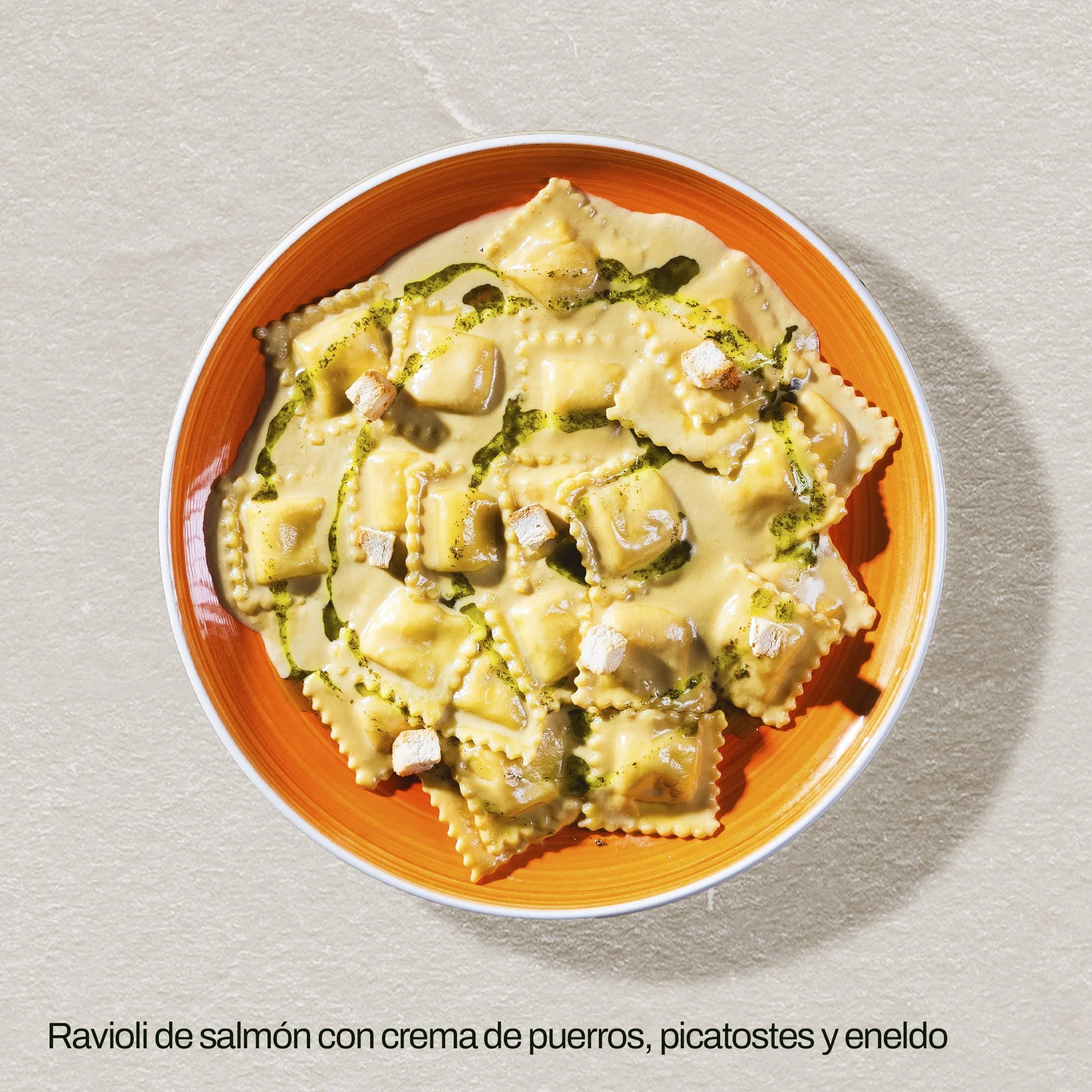 Ravioli salmón