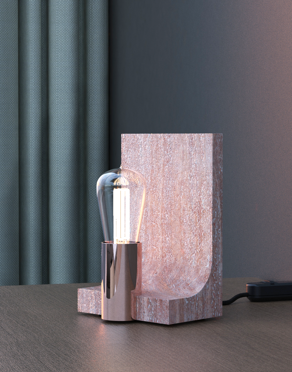 Walcott Table Travertin Rosso.png