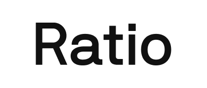 RATIO Lighting logo. Sustainable, carbon-neutral architectural lighting made in the Northern Rivers, Australia