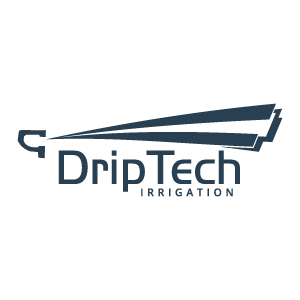 DripTech Irrigation logo with a stylized water droplet and the company name